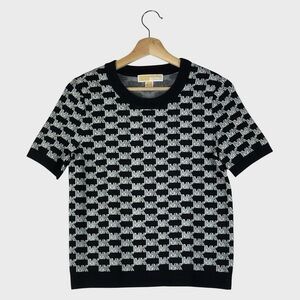Michael Kors Crew Neck Black Short Sleeve T-Shirt